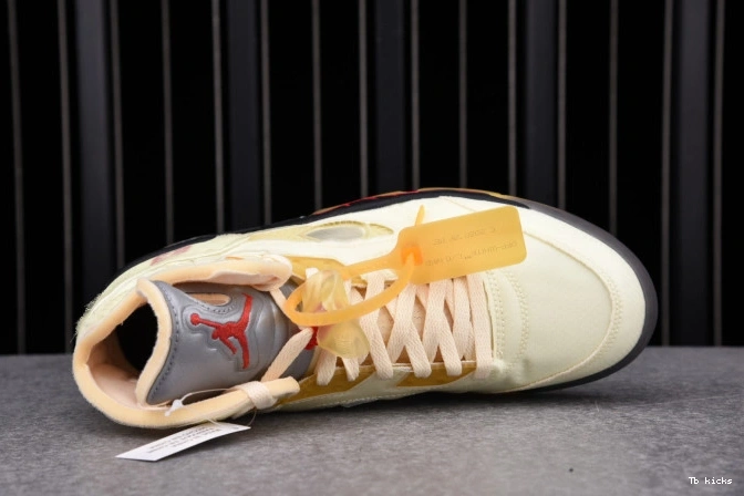 Reps TBK DH8565-100 OFF-WHITE Sail Jordan 5 Retro 0725